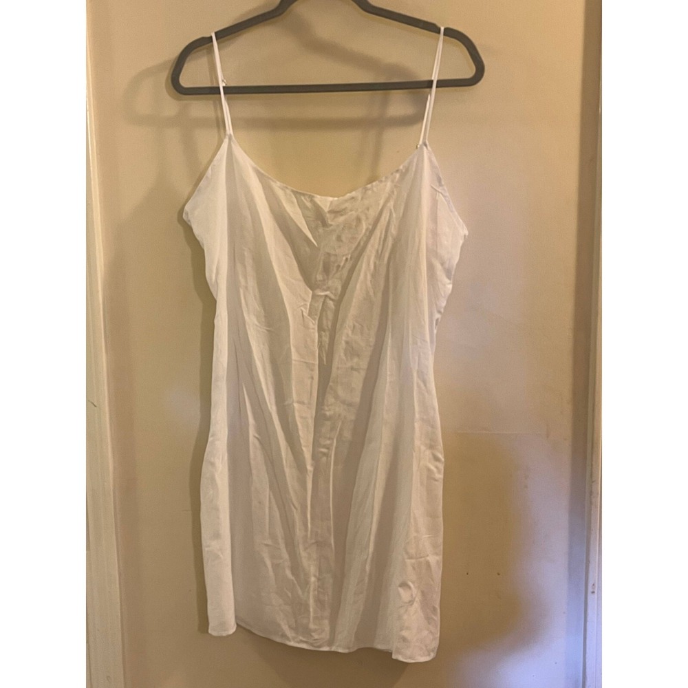 J.‎ Crew Slip Women's Size L White Vintage Adjustable Dress With Straps NEW